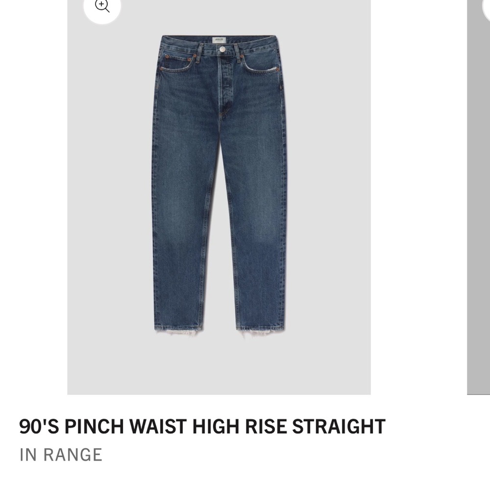 Agolde Straight Leg Jeans